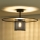 Duolla - Tvirtinamas sietynas TOKYO RATTAN 1xE27/15W/230V diametras 50 cm juoda/sidabras