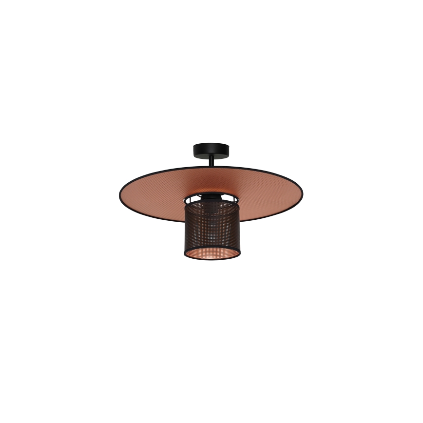 Duolla - Tvirtinamas sietynas TOKYO SHINY 1xE27/15W/230V diametras 50 cm juoda/varis