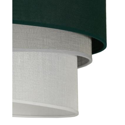 Duolla - Tvirtinamas sietynas TRIO 1xE27/15W/230V diametras 45 cm žalia/pilka/balta