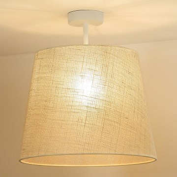 Duolla - Tvirtinamas sietynas YUTE 1xE27/15W/230V diametras 38 cm pilka