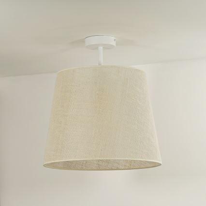 Duolla - Tvirtinamas sietynas YUTE 1xE27/15W/230V diametras 38 cm pilka