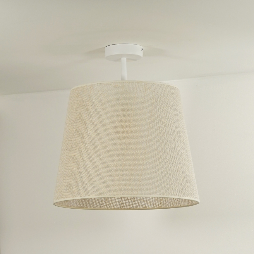 Duolla - Tvirtinamas sietynas YUTE 1xE27/15W/230V diametras 38 cm pilka
