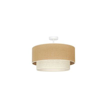 Duolla - Tvirtinamas sietynas YUTE BOHO 1xE27/15W/230V diametras 45 cm ruda/kreminė