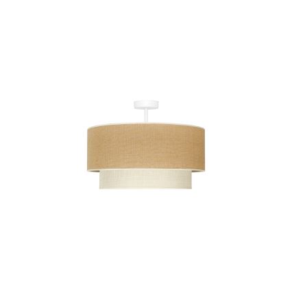 Duolla - Tvirtinamas sietynas YUTE BOHO 1xE27/15W/230V diametras 45 cm ruda/kreminė