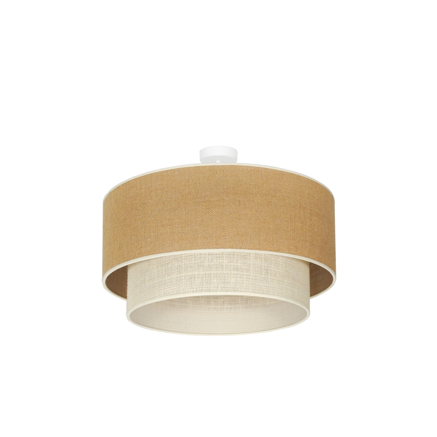 Duolla - Tvirtinamas sietynas YUTE BOHO 3xE27/15W/230V diametras 60 cm ruda/kreminė