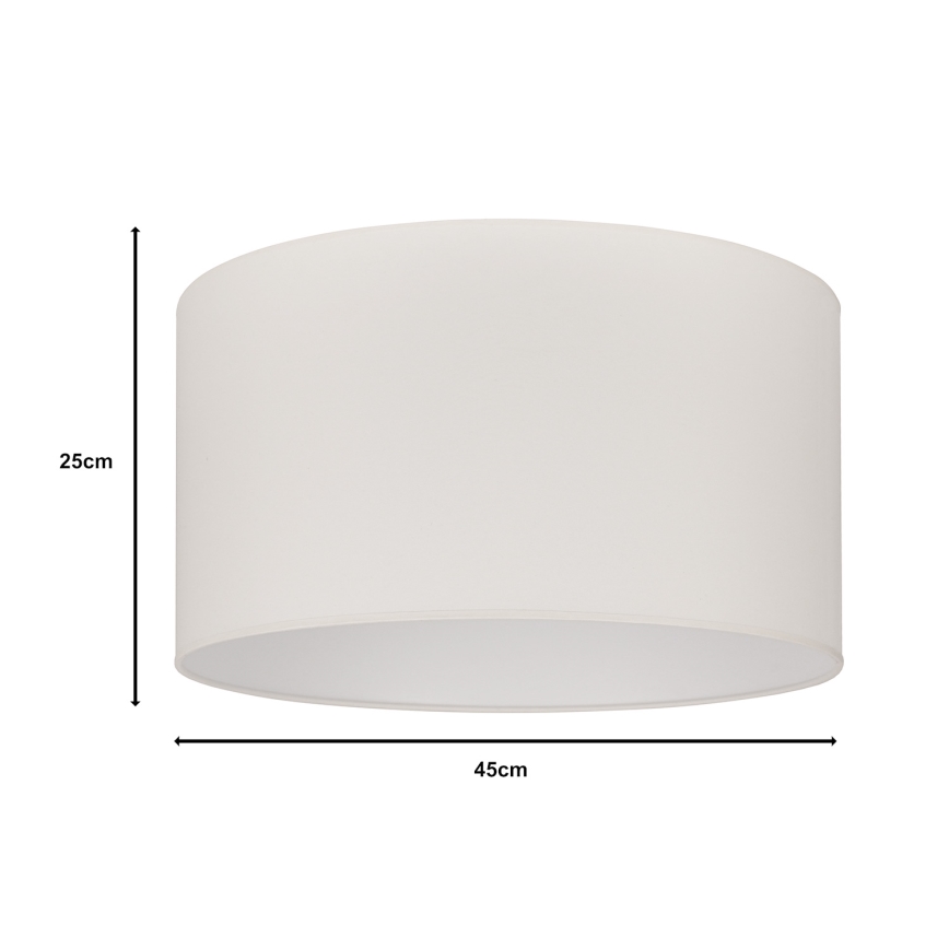 Duolla - Universalus gaubtas ROLLER E27 diametras 45 cm kreminė