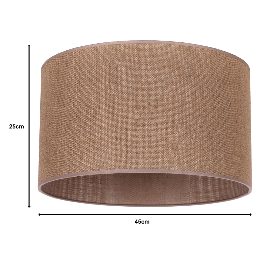 Duolla - Universalus gaubtas ROLLER E27 diametras 50 cm ruda