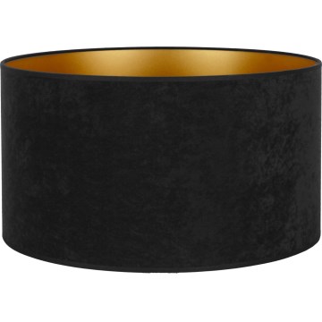 Duolla - Universalus gaubtas VELVET E27 diametras 35 cm juoda/auksas