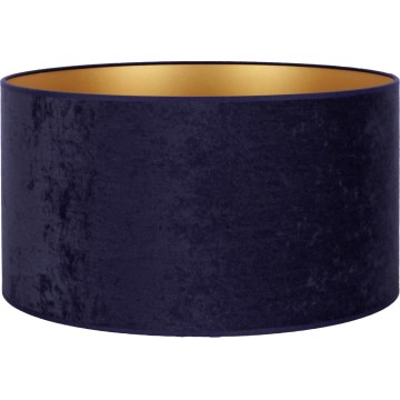 Duolla - Universalus gaubtas VELVET E27 diametras 35 cm mėlyna/auksas