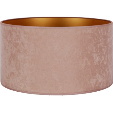 Duolla - Universalus gaubtas VELVET E27 diametras 35 cm rausva/auksas