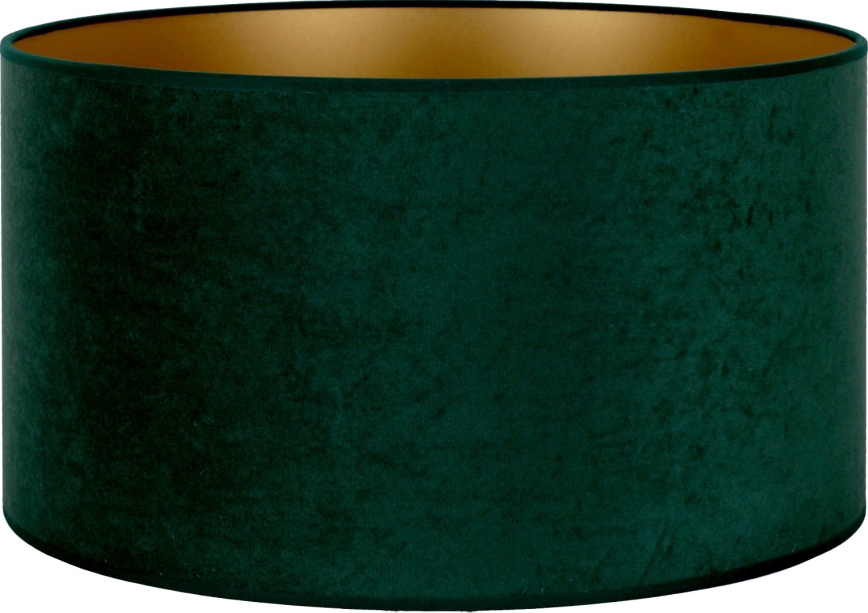 Duolla - Universalus gaubtas VELVET E27 diametras 35 cm žalia/auksas