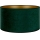 Duolla - Universalus gaubtas VELVET E27 diametras 35 cm žalia/auksas
