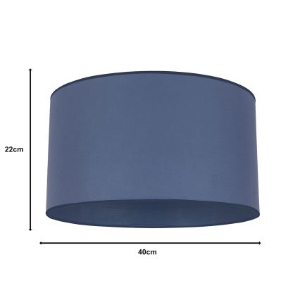 Duolla - Universalus lampshade ROLLER E27 diametras 40 cm mėlyna