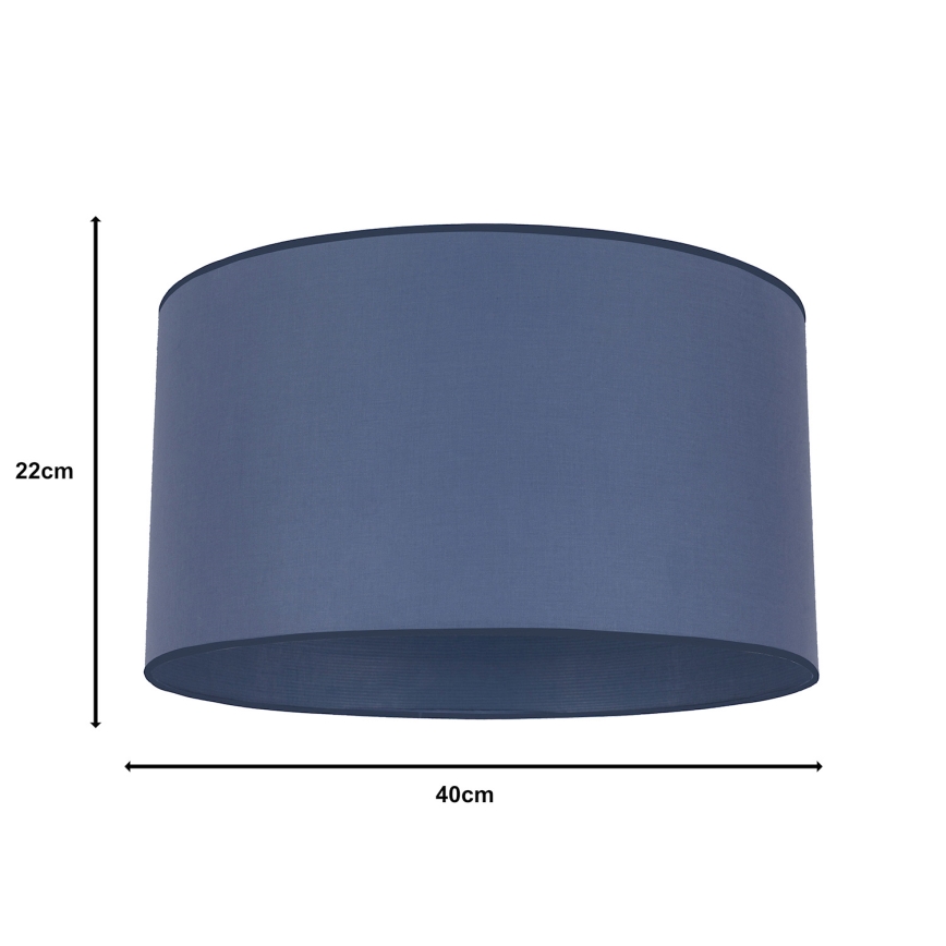 Duolla - Universalus lampshade ROLLER E27 diametras 40 cm mėlyna