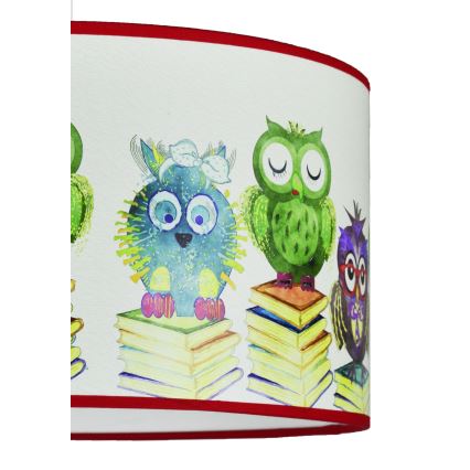 Duolla - Vaikiškas pakabinamas sietynas OWL 1xE27/15W/230V diametras 35 cm