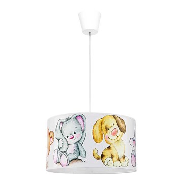 Duolla - Vaikiškas pakabinamas sietynas SWEET BEARS 1xE27/40W/230V diametras 35 cm