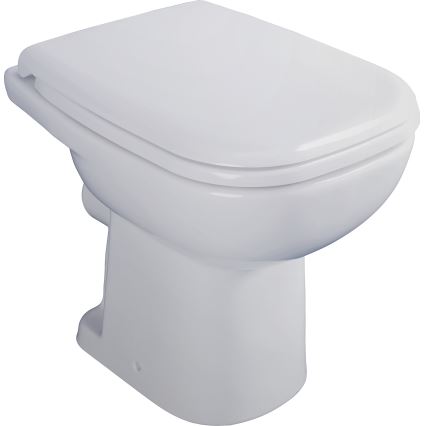 Duravit 21080900002 - Pastatomas unitazas D-CODE keramika/blizgi balta