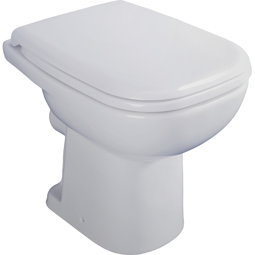 Duravit 21080900002 - Pastatomas unitazas D-CODE keramika/blizgi balta