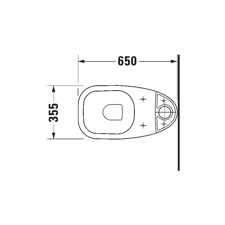 Duravit 21110100002 - kompaktiškas unitazas D-CODE, keramika / blizgi balta
