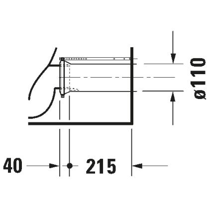 Duravit 21180900002 - kompaktiškas unitazas D-CODE keramika/ blizgi balta