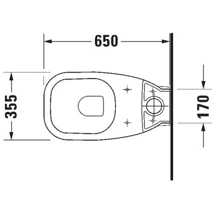 Duravit 21180900002 - kompaktiškas unitazas D-CODE keramika/ blizgi balta