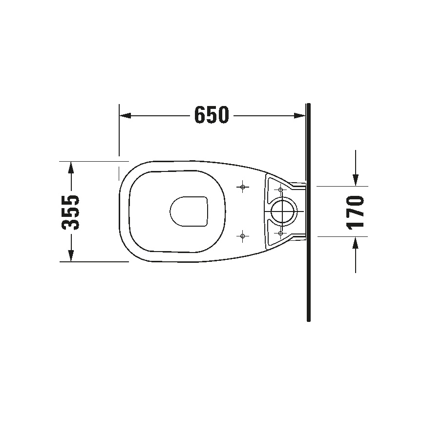 Duravit 21180900002 - kompaktiškas unitazas D-CODE keramika/ blizgi balta