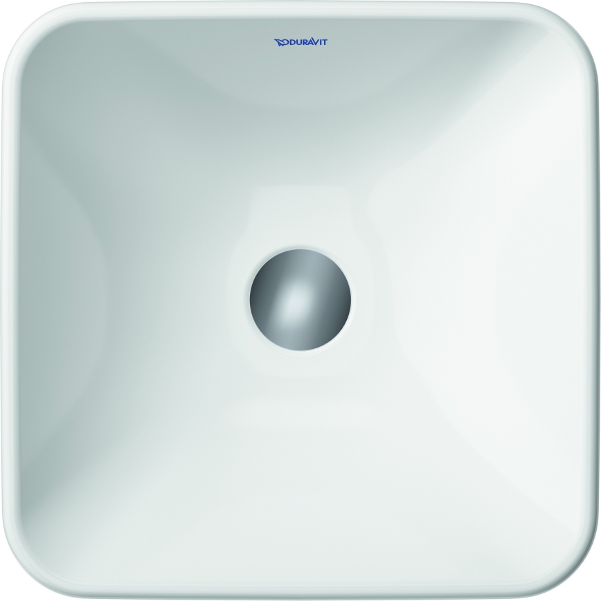 Duravit 2397400070 - Ant stalviršio pastatomas praustuvas D-NEO 40x40 cm, keramika / blizgi balta