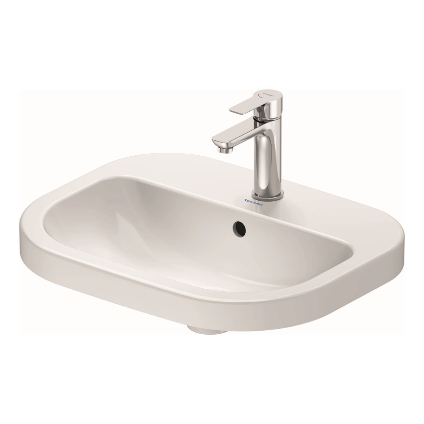 Duravit 24025500002 - Pakabinamas praustuvas D-CODE 55x44 cm keramika/blizgi balta