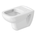 Duravit 25700920002 - Pakabinamas be briaunos klozetas D-CODE keramika/blizgi balta