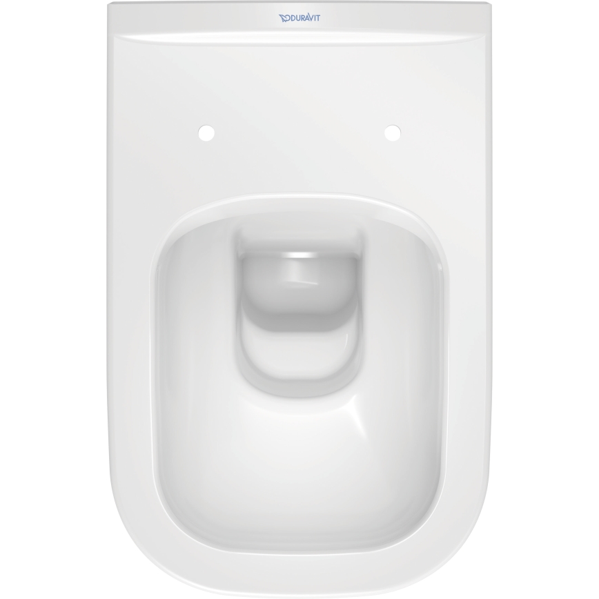 Duravit 25700920002 - Pakabinamas be briaunos klozetas D-CODE keramika/blizgi balta