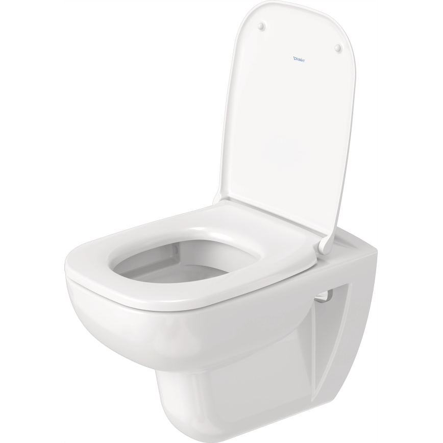 Duravit 25700920002 - Pakabinamas be briaunos klozetas D-CODE keramika/blizgi balta