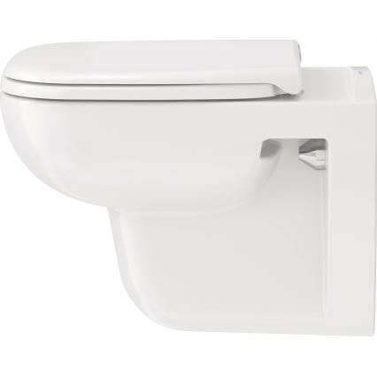 Duravit 25700920002 - Pakabinamas be briaunos klozetas D-CODE keramika/blizgi balta