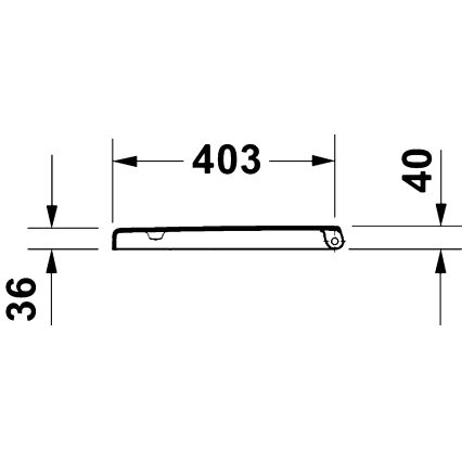Duravit 28310000 - Tualeto sėdynė D-CODE 37,4x42 cm balta