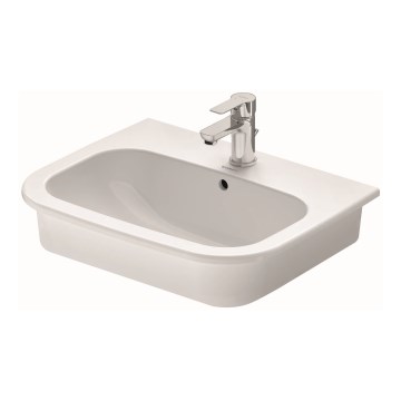 Duravit 337540000 - Įleidžiamas praustuvas D-CODE 54,5x43,5 cm keramika/blizgi balta