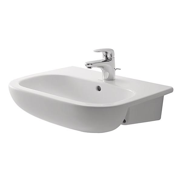 Duravit 339550000 - Įleidžiamas praustuvas D-CODE 55x44 cm keramika/blizgi balta