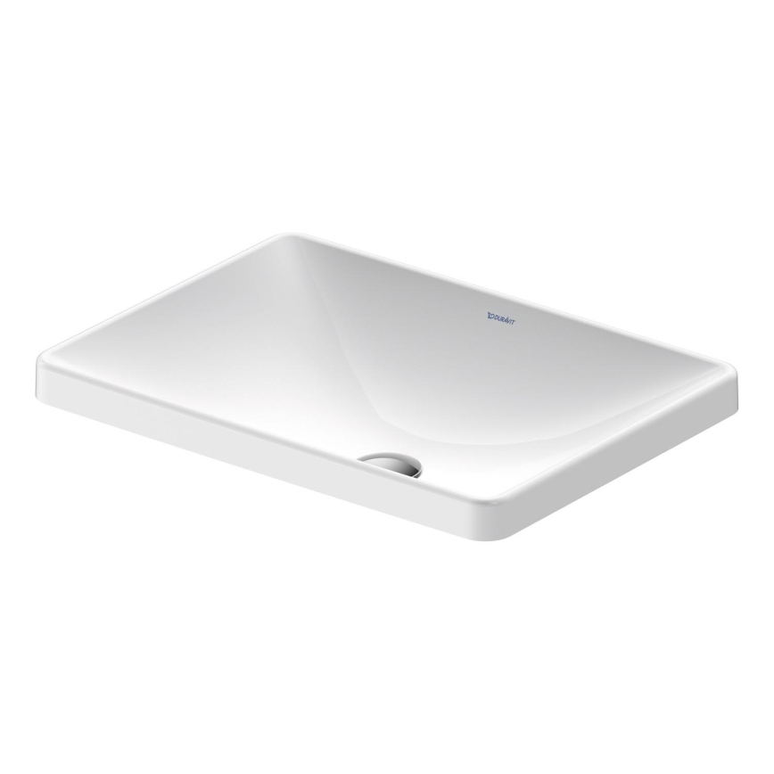 Duravit 358600079 - Įleidžiamas praustuvas D-NEO 60x44 cm keramika/blizgi balta