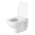 Duravit 45350900A1 - Pakabinamas klozetas su SoftClose sėdyne D-CODE keramika/blizgi balta