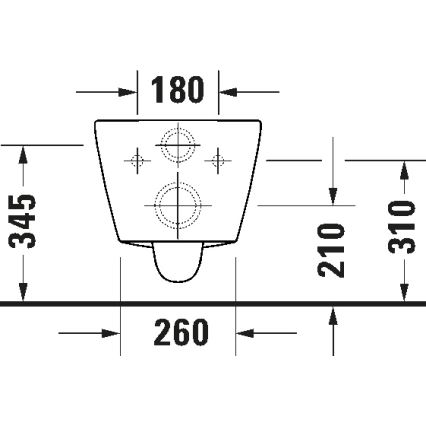 Duravit 49030900B2 - pakabinamas unitazas su sėdyne D-CODE keramika/blizgi balta