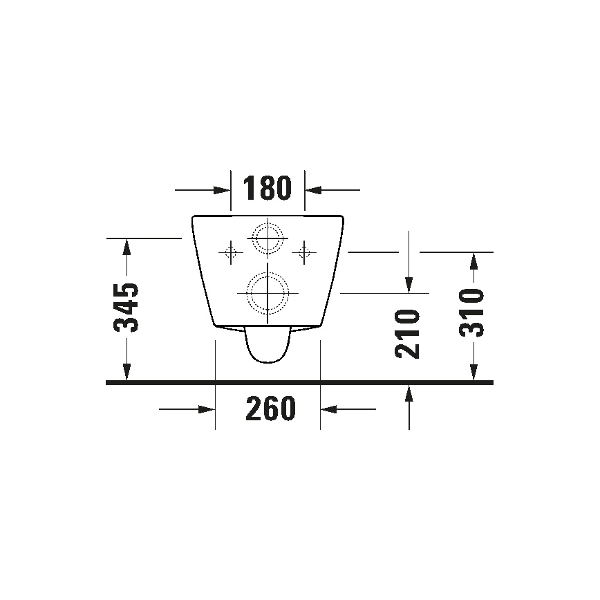 Duravit 49030900B2 - pakabinamas unitazas su sėdyne D-CODE keramika/blizgi balta
