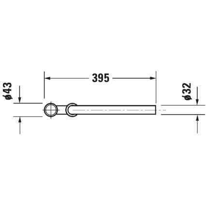 Duravit 50260000 - Praustuvo sifonas UNIVERSAL blizgus chromas