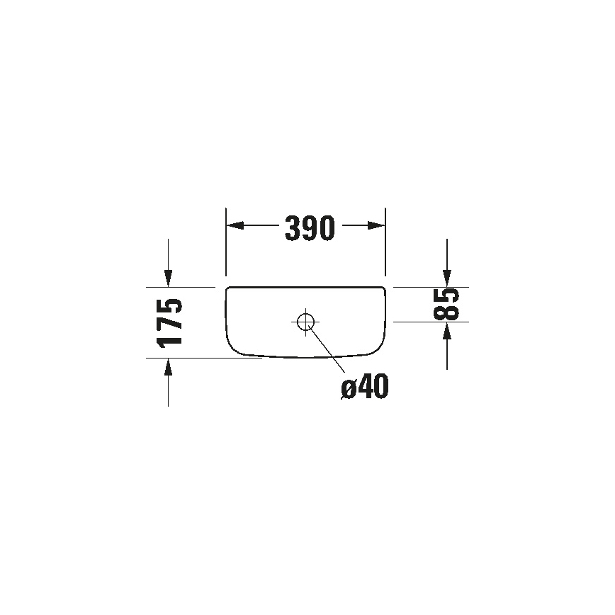 Duravit 927000004 - nuleidimo bakelis WC D-CODE 6/3l keramika/balta