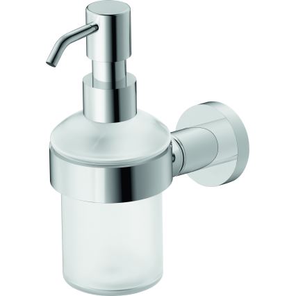 Duravit 99161000 -Sieninis muilo dozatorius D-CODE 390 ml matinio stiklo/blizgaus chromo