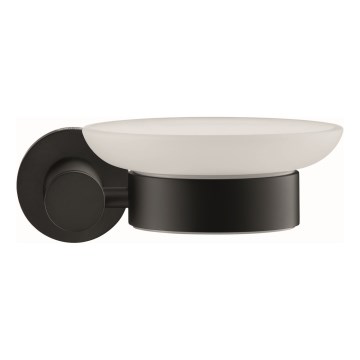 Duravit 99184600 - Sieninė muilinė D-CODE, dešinė, matinė juoda