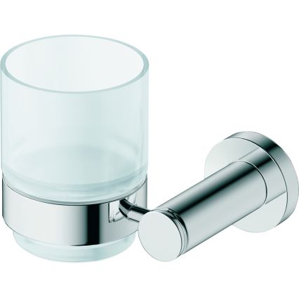 Duravit 99191000 - Sieninis dantų šepetėlių laikiklis D-CODE, kairinis, blizgus chromas