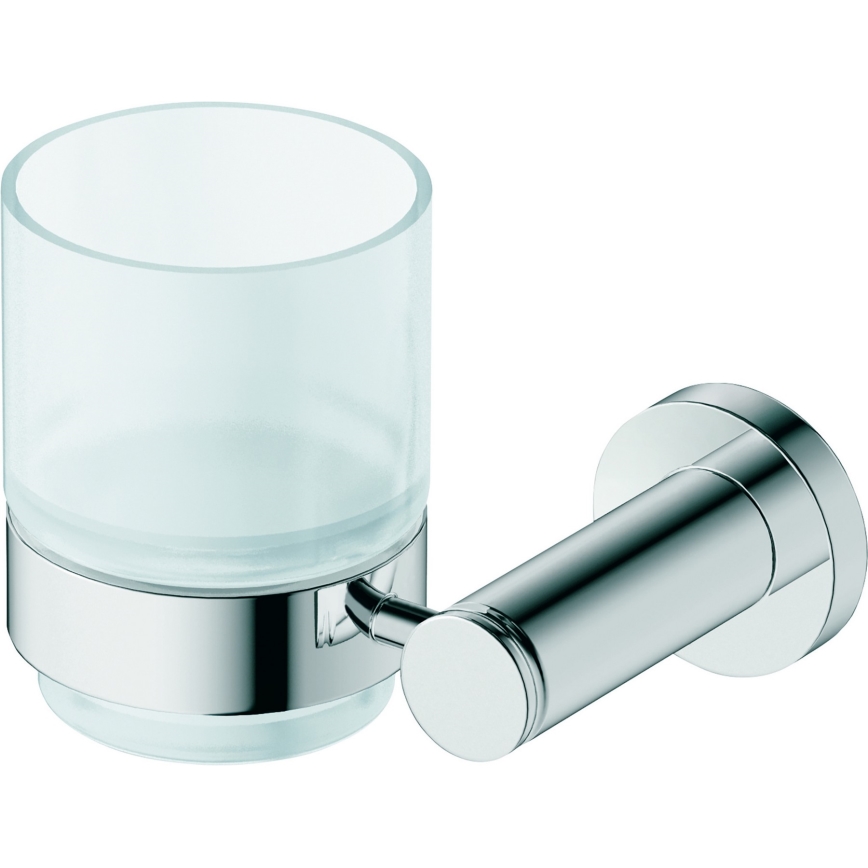 Duravit 99191000 - Sieninis dantų šepetėlių laikiklis D-CODE, kairinis, blizgus chromas