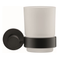 Duravit 99204600 - D-CODE dešininis sieninis dantų šepetėlių laikiklis, matinė juoda