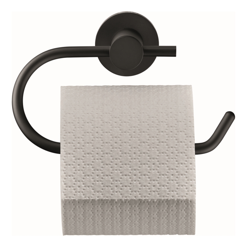 Duravit 99264600 - Tualetinio popieriaus laikiklis D-CODE matinė juoda