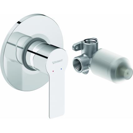 Duravit DC4210007010 - Dušo maišytuvas D-CODE, skirtas įleidžiamam montavimui, blizgus chromas