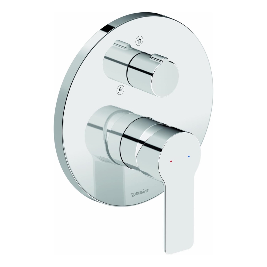Duravit DC4210012010 - Dušo maišytuvas potinkiniam montavimui D-CODE, blizgus chromas