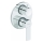 Duravit DC5210008010 - įleidžiamas dušo maišytuvas D-CODE, blizgus chromas